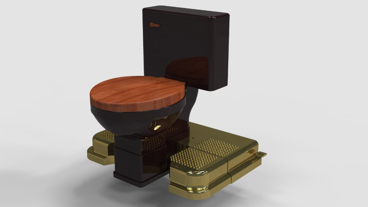 Treasure Model Pedestal Toilet