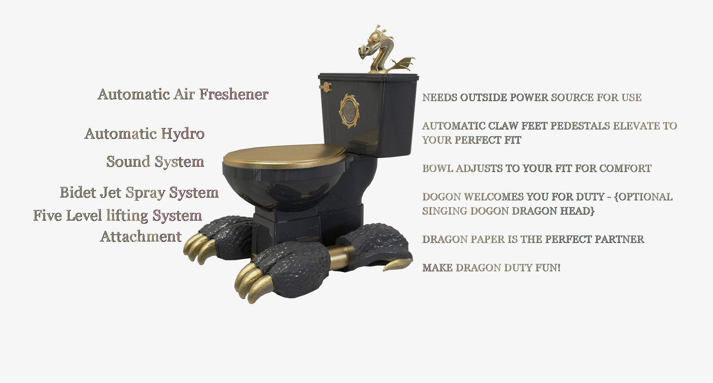 Dogon Dragon 5-Level Pedestal Toilet