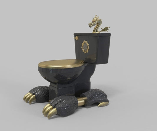 Dogon Dragon Pedestal Toilet w/ Optional Head