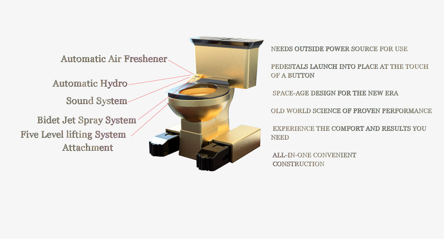 Gold Edition of the Spa Toilet